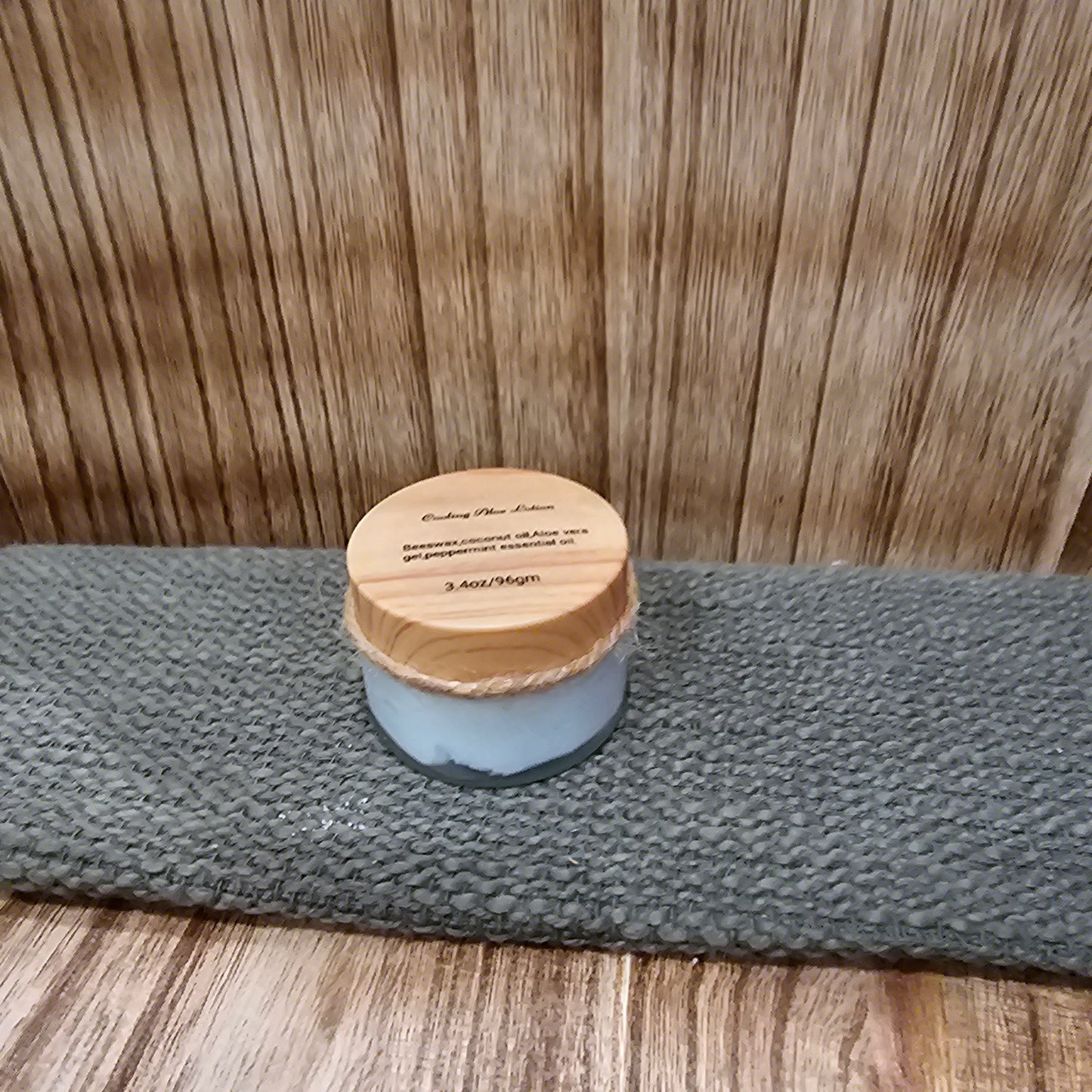 Cooling whipped lotion