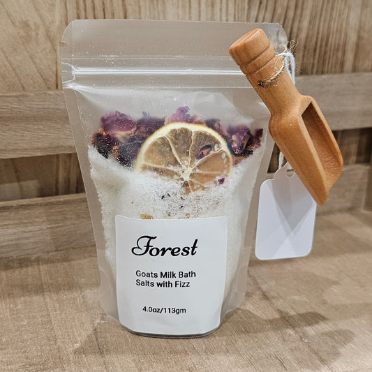 Milk Bath Salts with Fizz