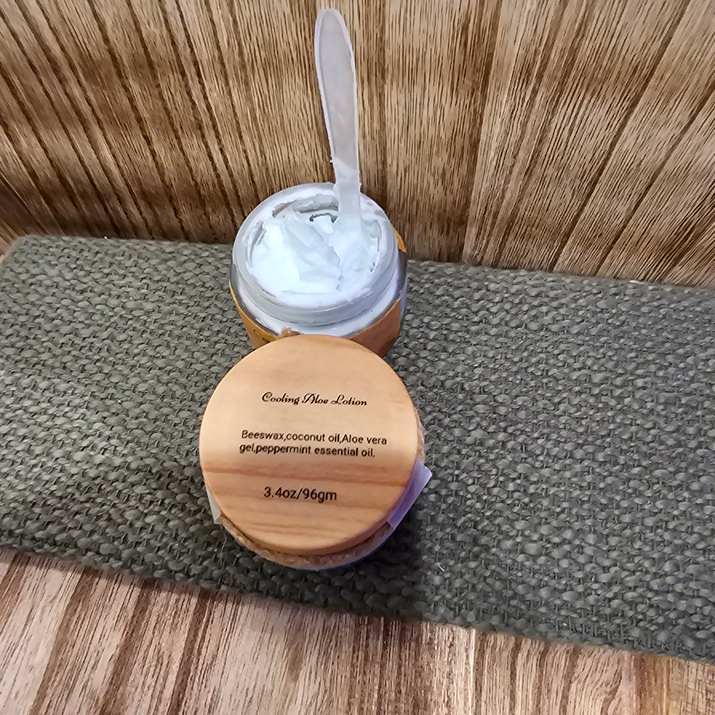 Cooling whipped lotion