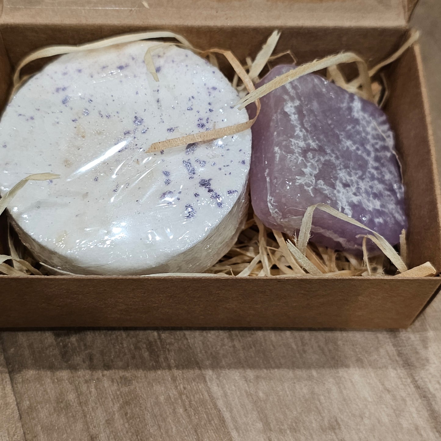 Shower steamer or bath bomb with Sugar Scrub