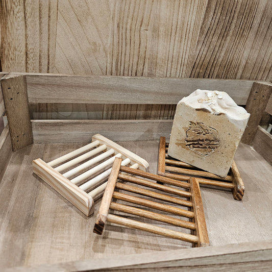 Bamboo soap holder